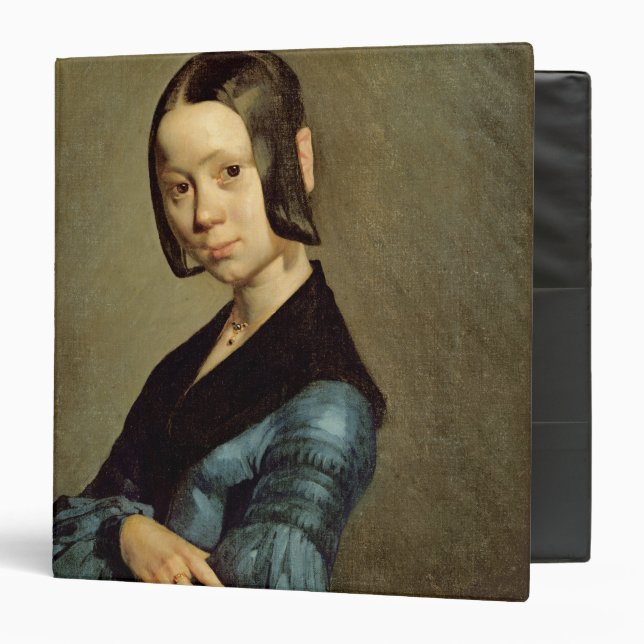 Pauline Ono  in Blue, 1841-42 3 Ring Binder (Front/Inside)