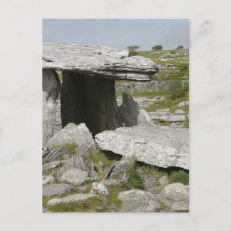 Paulnabrone Tombs Dolmens Burren Rocks Slabs Postcard