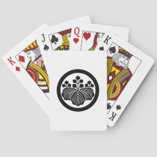 Paulownia with 5-3 blooms in circle poker cards