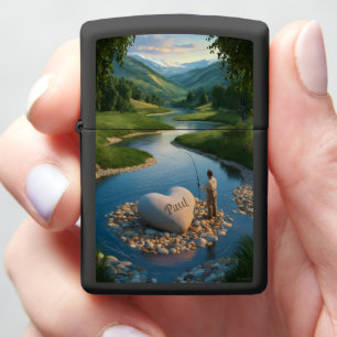 Paul's Heart-Shaped Catch Zippo Lighter