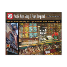 Paul's Pipe Shop Postcard