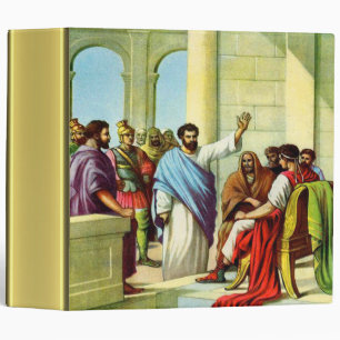 Paul's story of his adventure gold foil texture 3 ring binder