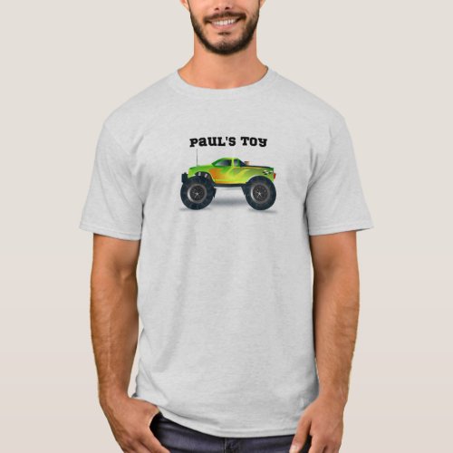 Pauls Toy_ graphic design monster truck T_Shirt T_Shirt