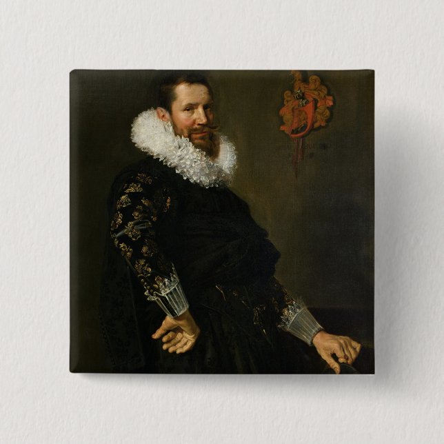 Paulus van Beresteyn  c.1619-20 Pinback Button (Front)