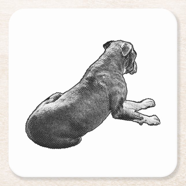 Pause Beside A Gaze Square Paper Coaster (Front)