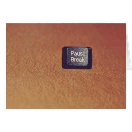 Pause-break key cards (Front Horizontal)