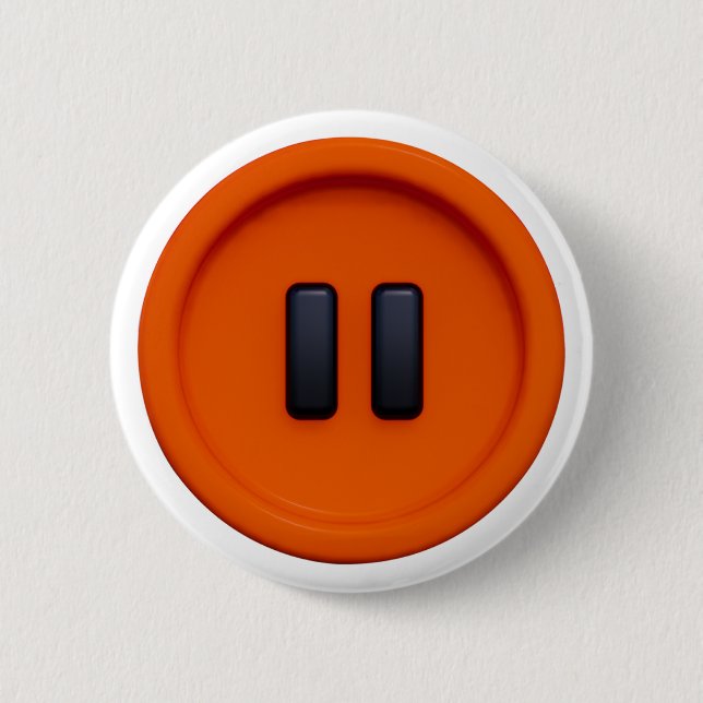 Pause Button & Pin: Radiant (Front)