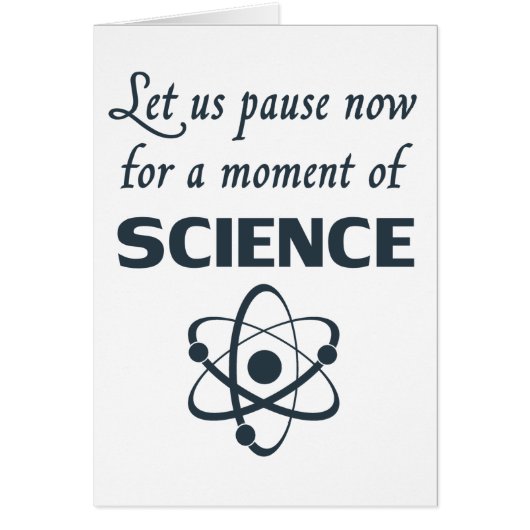 Pause for a Moment of Science (Front)