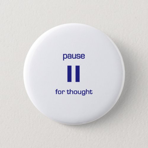 Pause for Thought blue text Button