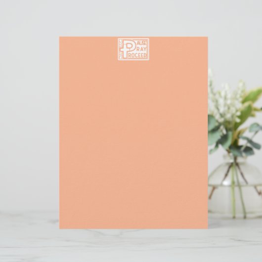 PAUSE PRAY PROCEED (Standing Front)