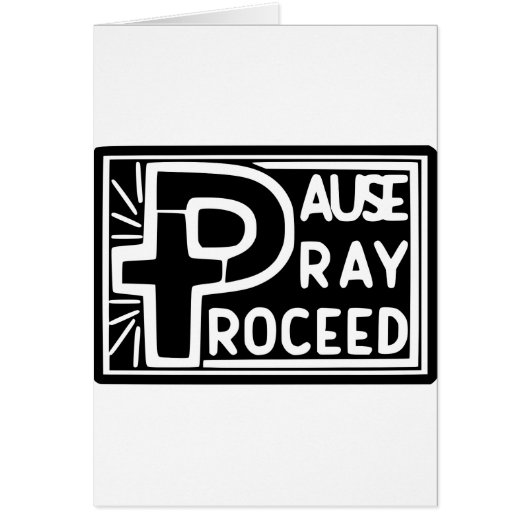 PAUSE PRAY PROCEED CARDS (Front)