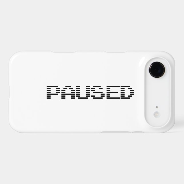 PAUSED Case-Mate iPhone CASE (Back (Horizontal))