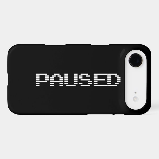 PAUSED Case-Mate iPhone CASE (Back (Horizontal))