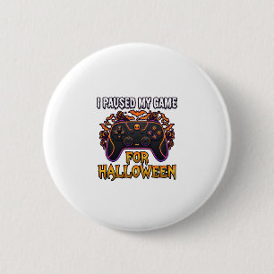 Paused Game Halloween Controller Bats Ghosts_1 Button