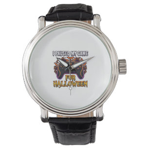 Paused Game Halloween Controller Bats Ghosts_1 Watch