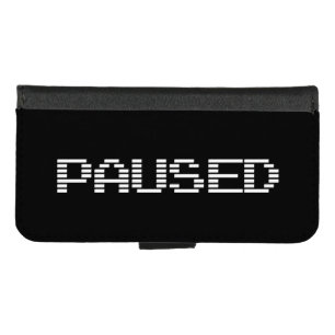 PAUSED iPhone 8/7 WALLET CASE