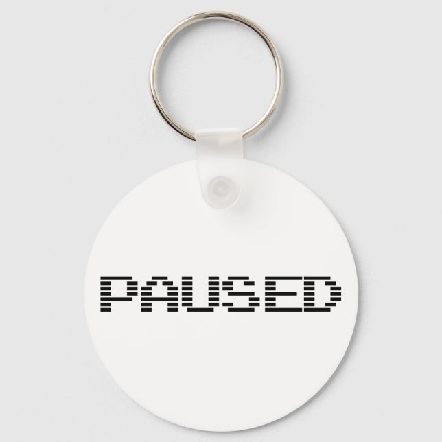 PAUSED KEYCHAIN (Front)