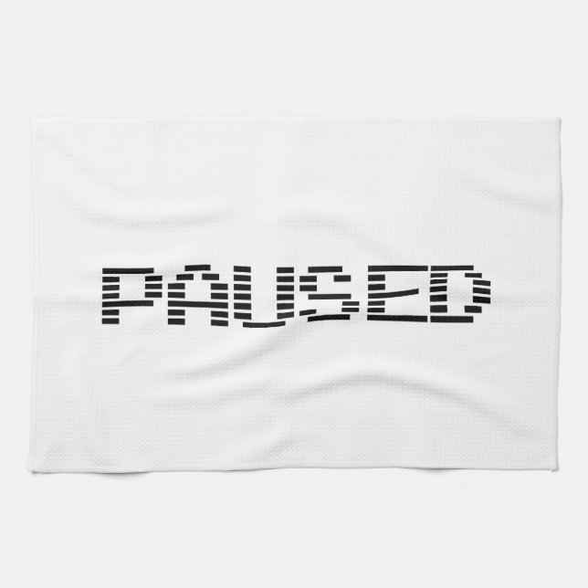 PAUSED KITCHEN TOWEL (Horizontal)