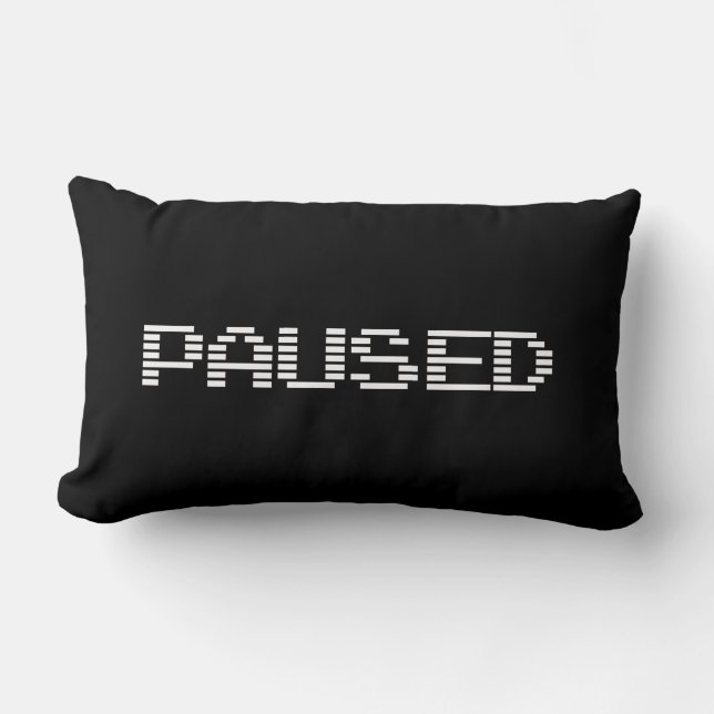 PAUSED LUMBAR PILLOW (Front)