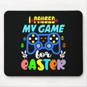 Paused My Game For Easter Funny Video Gamer Boys K Mouse Pad