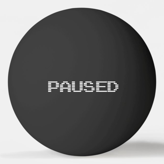 PAUSED PING PONG BALL (Front)