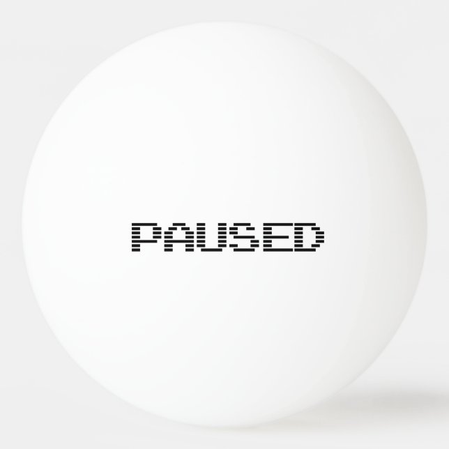 PAUSED PING PONG BALL (Front)