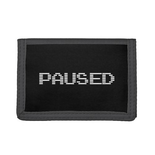 PAUSED TRIFOLD WALLET