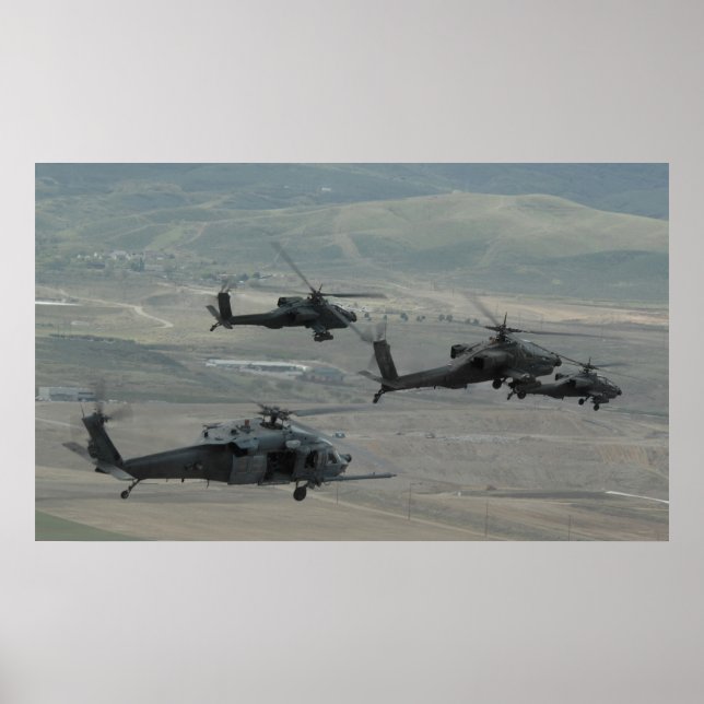 Pave Hawks and Apaches Poster (Front)