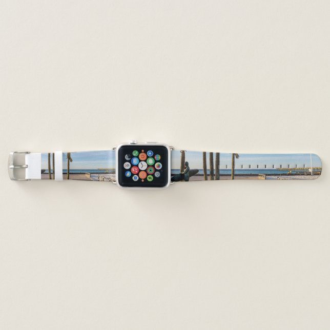 Paved Walkway To Pensacola Beach Apple Watch Bands (Front)