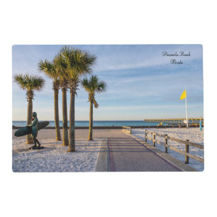 Paved Walkway To Pensacola Beach Placemats