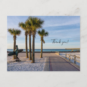 Paved Walkway To Pensacola Beach Thank U Postcard