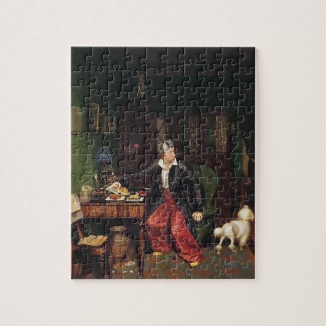 Pavel Fedotov- The Aristocrat's Breakfast Jigsaw Puzzle (Vertical)