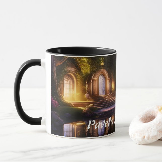 Pavel's Morning Tea Personalized Customizable Mug (With Donut)