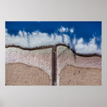 Pavement And Sky Abstract Poster by bluerabbit at Zazzle