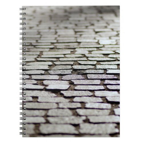 Pavement cobblestones walkway notebook