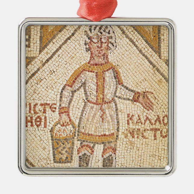 Pavement detail of a builder metal ornament (Front)