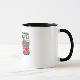 pavement fears me. i am a runner mug