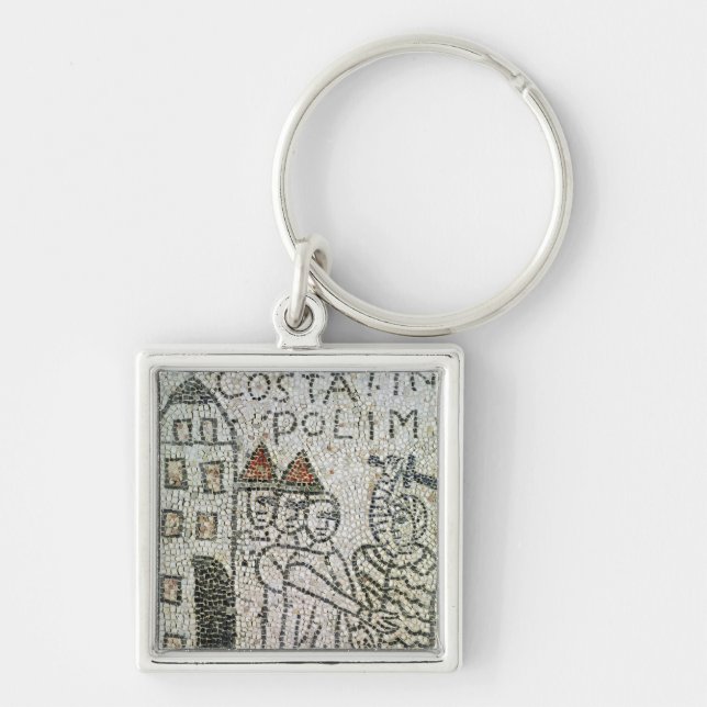 Pavement of St. John the Evangelist Keychain (Front)