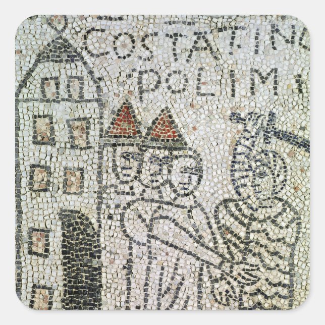 Pavement of St. John the Evangelist Square Sticker (Front)