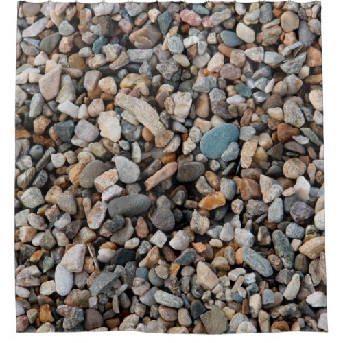 Pavement pebble textureabstract home decor backg shower curtain