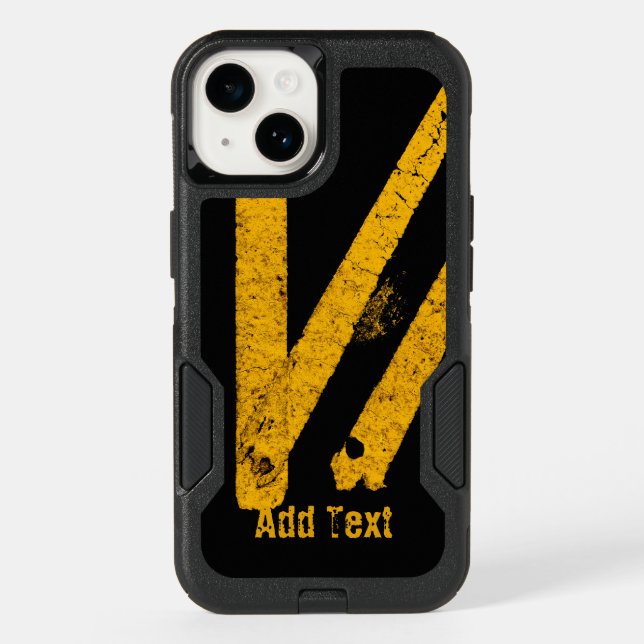 Pavement Road Traffic Marking Lines - Cool - Fun Otterbox iPhone Case (Back)