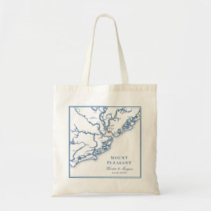 Pavilion at Patriots Point Wedding Mount Pleasant Tote Bag