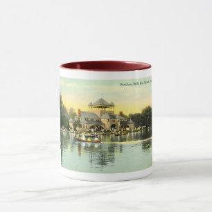 Pavilion Belle Isle, Detroit Michigan 1915 Vintage Mug