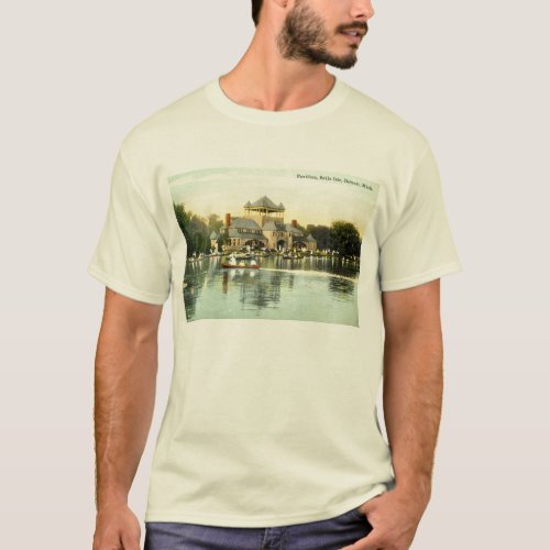 Pavilion Belle Isle Detroit Michigan 1915 Vintage T_Shirt