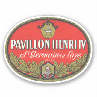 Pavillion Henri IV St Germain en laye Sticker