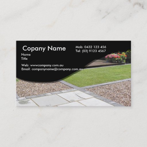 Customizable Paving Business Card