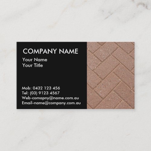 Paving Business Card