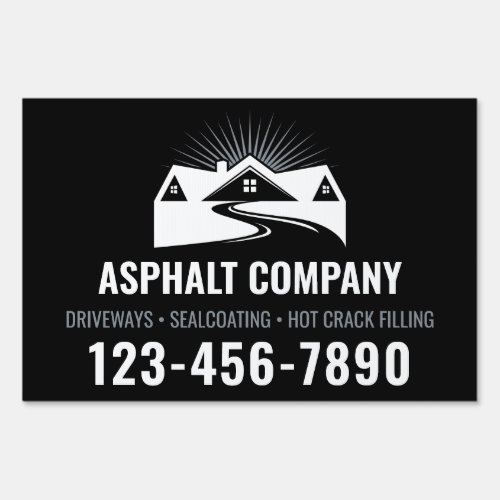 Paving Sign Asphalt Sign Sealcoating