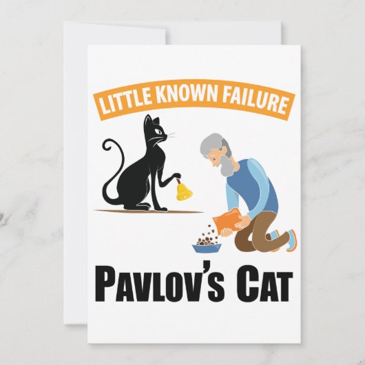 Pavlov's Cat - Funny Psychology (Front)