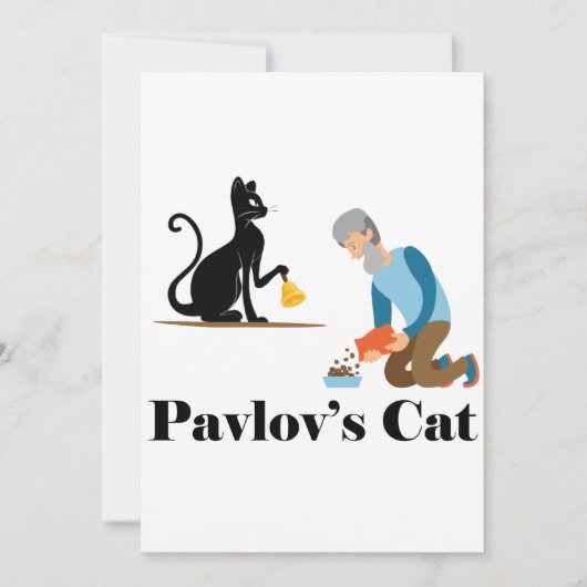 Pavlov's Cat Funny Psychology (Front)